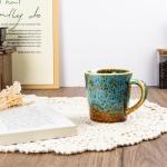 YINUOWEI 4.2 oz Espresso Cups Set of 2, Ceramic Coffee Mugs Demitasse Cups, Small Espresso Mugs for Shot of Coffee, Tea Cups with Handles, Gift for coffee Lovers