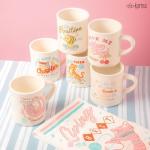 Karma 12 oz New Bone China Coffee Cup - Dishwasher Mirowave Safe - Cute Retro Design Giftable Mug for Women and Men, Books