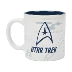 Star Trek The Original Series Property Of The USS Enterprise 16 Oz White Coffee Mug