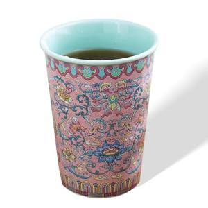 Nilayo Vintage Enamel Ceramic Mug – Retro-Style Handheld Cup for Coffee, Tea, or Water, Aesthetic Mid-Century Inspired Design