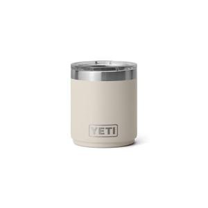 YETI Rambler 10 oz Ceramic Lined Lowball 2.0, Vacuum Insulated with MagSlider Lid, Cape Taupe