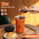 Cheerful Goat Insulated Stainless Steel Coffee Mug