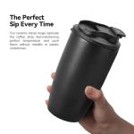 TaoTaojarvie 16 oz Travel Coffee Mug - Black