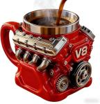 V8 Engine Coffee Mug for Car Lovers