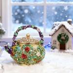 Mini Teapot Trinket Box for Rings and Decor