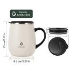 Insulated 16 oz Stainless Steel Coffee Mug