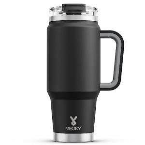 Meoky 32 oz Insulated Travel Tumbler with Straw