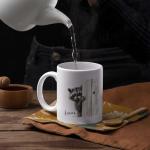 Personalized Funny Raccoon Coffee Mug – Choose Name