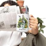 Personalized Banjo Mug with Floral Design