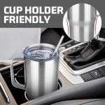 20 oz Insulated Stainless Steel Travel Mug with Straw