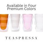 Pink Double-Wall Glass Cloud Cup – 12 oz