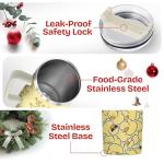 34HD Just A Girl Who Loves Ducks Tumbler with Handle and Straw, 40oz Animal Themed Coffee Mug with Lid, Duckling Cup, Duck Lover Gifts for Teenage Girls Women Daughter Friends