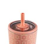 Daisy Checkers Insulated Tumbler with Straw