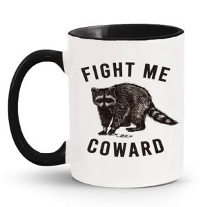 Funny Raccoon Coffee Mug for Animal Lovers