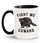 Funny Raccoon Coffee Mug for Animal Lovers