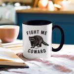 Funny Raccoon Coffee Mug for Animal Lovers