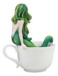 Amy Brown Mermaid Tea Cup in Green Emerald