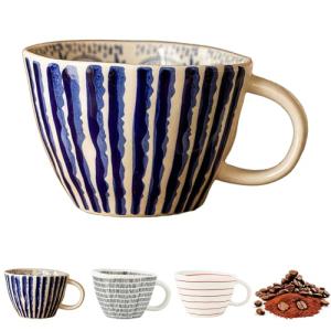 Colorful Hand-Painted Geometric Coffee Mug