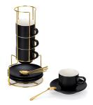 Lareina Stackable Porcelain Cappuccino Cup Set