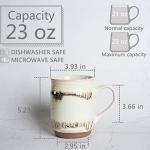 Bosmarlin 23 Oz Extra Large Ceramic Mug