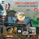 Stainless Steel Camping Mug with Foldable Handle