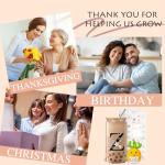 Personalized Monogram Glass Cup with Lid and Straw