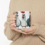 Funny Chicken Mug – 15oz Whimsical Farmhouse Cup