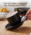 Lareina Stackable Porcelain Cappuccino Cup Set