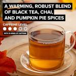TAZO Pumpkin Spice Chai Tea Bags, Black Tea, Holiday Gift For Tea Lovers, 20ct (6pk)