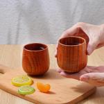 Japanese Wooden Tea Cups Set of 10