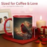 Dark Winter Red Cardinal Mug - 11oz Coffee Cup