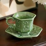 KAMMAK Porcelain Tea Cups and Saucers Set