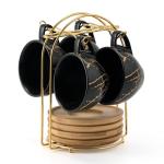 LUKA Stackable Ceramic Espresso Cups Set of 4