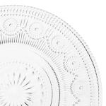 Vintage Glass Tea Cup and Saucer Set of 6