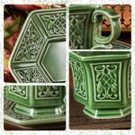 KAMMAK Porcelain Tea Cups and Saucers Set