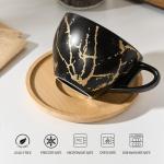 LUKA Stackable Ceramic Espresso Cups Set of 4