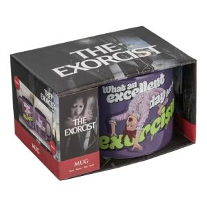Paladone The Exorcist Reagan Exorcism Mug, Officially Licensed Horror Movie 400ml Large Ceramic Purple Coffee Cup for Tea & Hot Chocolate, Gift for Film Fans