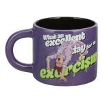 Paladone The Exorcist Reagan Exorcism Mug, Officially Licensed Horror Movie 400ml Large Ceramic Purple Coffee Cup for Tea & Hot Chocolate, Gift for Film Fans