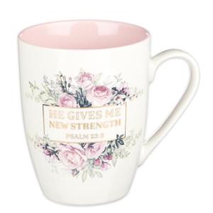 Inspirational 12 oz Christian Ceramic Coffee Mug for Women