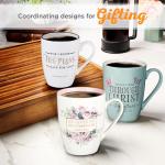 Inspirational 12 oz Christian Ceramic Coffee Mug for Women