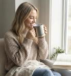 Insulated Stainless Steel Coffee Mugs, Set of 2