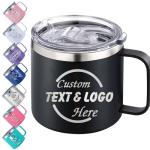 Personalized Insulated Coffee Mug with Name