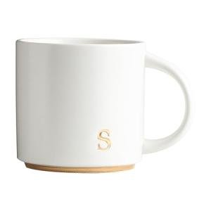 Monogrammed Ceramic Mugs with Gift Box