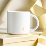 Monogrammed Ceramic Mugs with Gift Box