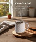 GBHOME Set of 4 Large Stoneware Coffee Mugs