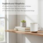 GBHOME Set of 4 Large Stoneware Coffee Mugs