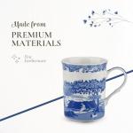 Spode Blue Italian 12 oz Coffee Mug Set of 4