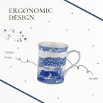 Spode Blue Italian 12 oz Coffee Mug Set of 4