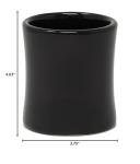 Funny Guy Mugs Classic Retro Diner Coffee Mug - Heavy Duty 10 Oz Stoneware Cup with Easy Grip Handle - Ideal for Hot and Cold Beverages (Black, 10 Ounce)