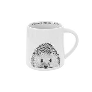 Cute Hedgehog Humor 17oz Stoneware Coffee Mug